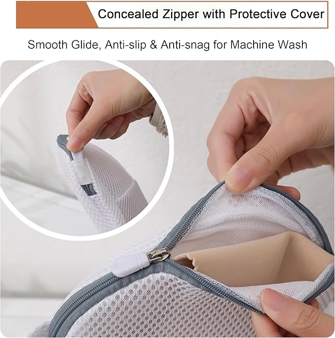 Bra Washing Bag Mesh Laundry Bags for Delicates Reusable Washable Lingerie Bags for Washing Machine Travel Laundry