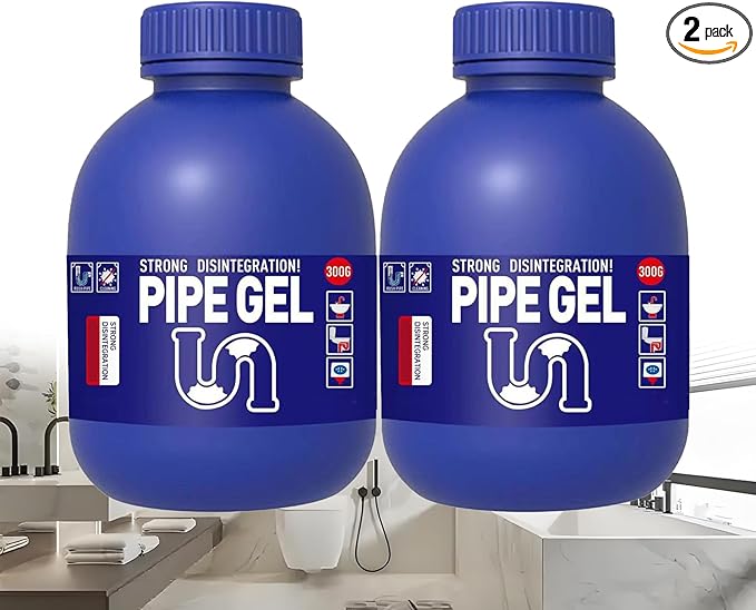 Pipe Drain Cleaner,Liquido Para Destapar Tuberias,Extra Strength Drain Clog Remover Liquid Clogged,For Dredging,For Kitchen,Bathroom,Shower, Cleaner,Opener Kit