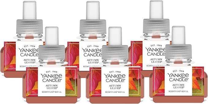Yankee Candle Autumn Leaves ScentPlug Refills (Pack of 6)