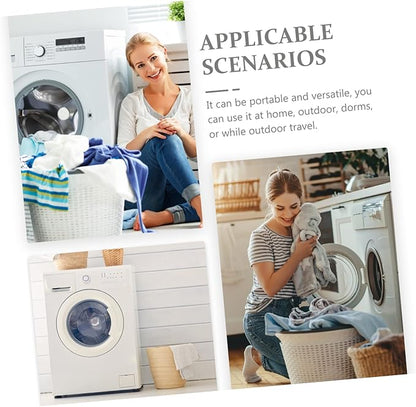 VICASKY Large Foldable Mesh Laundry Hamper with Handle and Wire Laundry Basket for Clothes Blankets Storage Portable Collapsible Organizer for Bedroom Bathroom Dorm Use
