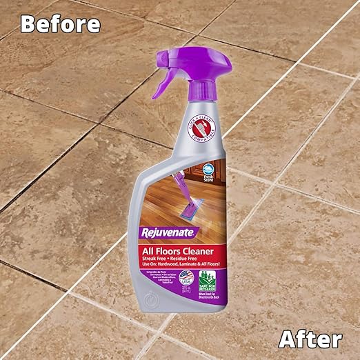 Rejuvenate Professional Wood Floor Restorer and Polish with Durable Finish Easy Mop On Application High Gloss Finish 32oz and Rejuvenate High Performance All-Floors and Hardwood No Bucket Needed Floor Cleaner Powerful PH Balanced Shine with Shine Boost...