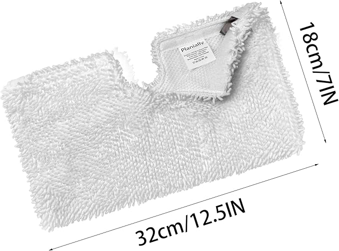 Steam Mop Replacement Pads for Shark S3501 S3972BRN S3601 S3901 S3550 S3801 SE450 Microfiber Washable Double-Sided Pads for Hardwood Tile Floor,Compatible with Shark Steam Pocket Mop,4-Pack