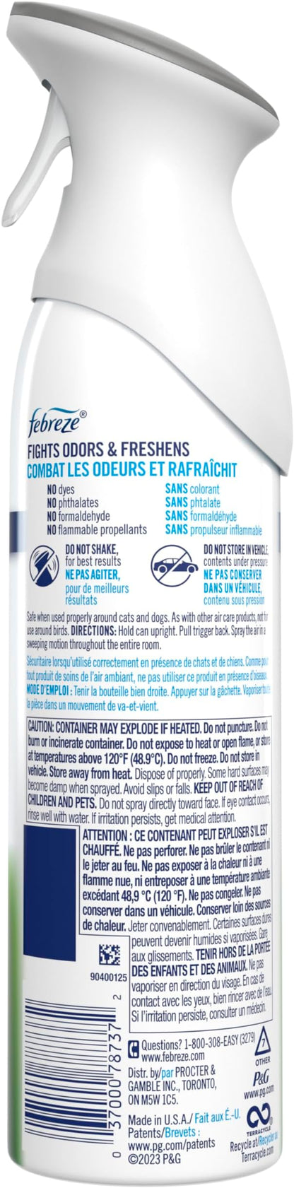 Febreze Pet Odor Defense Odor Eliminating Air Freshener, Fresh Scent, 250 grams