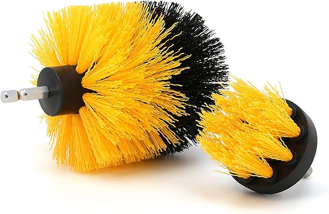 5 Pieces Drill Brush Attachments, Scrubber Brush for Drill, Power Cleaning Kit for Carpet, Car Detailing, Bathroom Surface, Upholstery, Grout, Tiles, Sinks, Shower, Boat, Corner