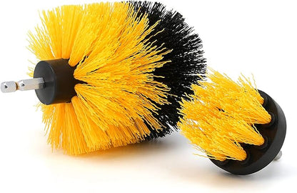 5 Pieces Drill Brush Attachments, Scrubber Brush for Drill, Power Cleaning Kit for Carpet, Car Detailing, Bathroom Surface, Upholstery, Grout, Tiles, Sinks, Shower, Boat, Corner