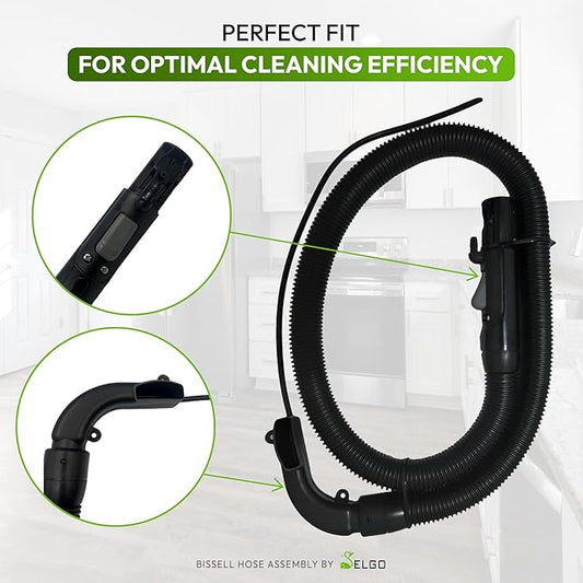 (Upgraded 2025) Flexible Replacement Hose for Bissell Little Green & SpotClean Carpet Vacuum Cleaners, Fits Models 2694, 2513, 5207, 4720M Series & More (Hose w/o Brush)