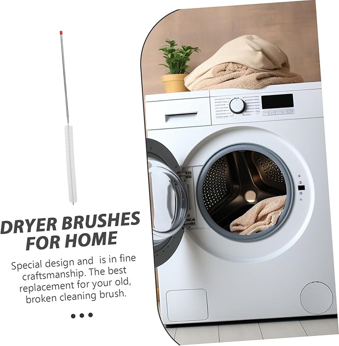 GLEAVI Washing Machine Cleaner Brush Long Handle Flexible Cleaning Tool for Washer Tub and Drum Sturdy Nylon Bristles for Household Use and Deep Cleaning