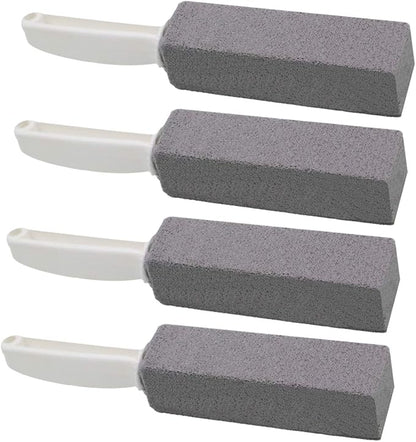 Pumice Stone for Toilet Bowl Cleaning with Handle Pumice Toilet Stone 4 Pack