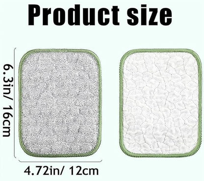 Multipurpose Wire Dishwashing Rags for Wet and Dry, Reusable Wire Miracle Cleaning Cloths, Round Wire Washing Cloth, Non Scratch Wire Dishcloth for Kitchen, Sinks, Pots, Pans (5PCS)