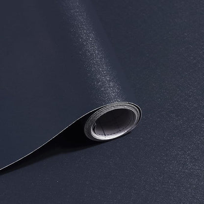 Safiyya Peel and Stick Wallpaper Dark Blue Contact Paper Solid Color Decorative Self Adhesive Removable Wallpaper Modern Contact Paper for Wall Vinyl Roll 118"x17.7"
