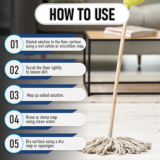Maintain Grip Non-Slip Cleaner (Gallon) Concentrated Floor Cleaner for Tiles, Concrete and Natural Stone…