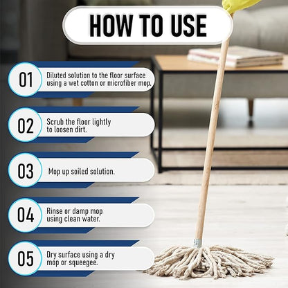 Maintain Grip Non-Slip Cleaner (Gallon) Concentrated Floor Cleaner for Tiles, Concrete and Natural Stone…