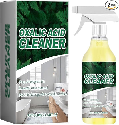 Multi-Surface Cleaner Spray, Bathroom & Tile Stain Remover, Removes Limescale, Soap Scum & Dirt, Fast Acting No-Rinse Formula, Safe for Sink, Tub & Floor, 100ml (2)