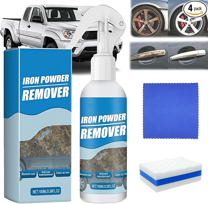 Multi-functional Quick-acting Rust Removal Spray, 3.4Oz Portable Rust Remover Spray for Metal, Fast-Acting Formula & Easy Spray Application, Fast-Acting Oxidation for Bikes,Car,Metal (1pc*3.4oz)
