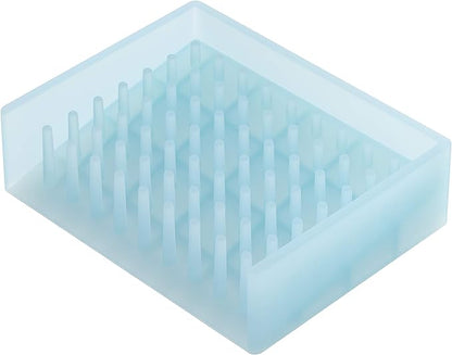 YAMAZAKI Home 2994 Float Self Draining Soap Tray, Blue