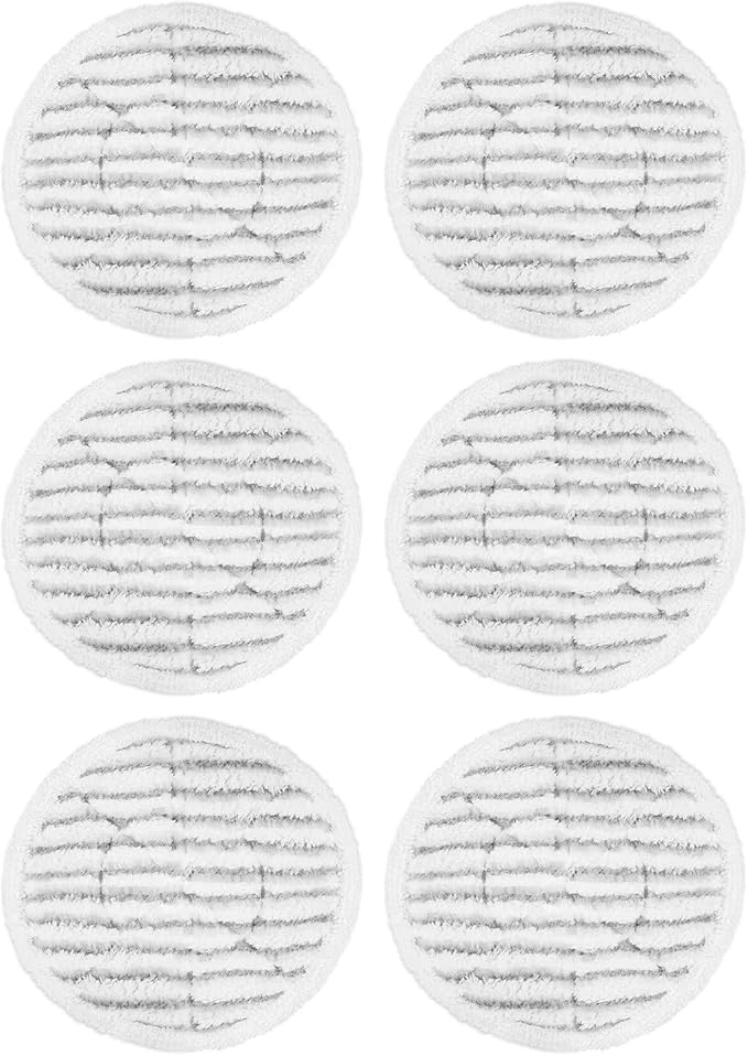 DEVOAC 6pcs Mop Pads for VM6, Compatible VM6 Scrubbing Steam Mop