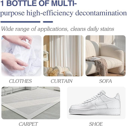 Clothes Oil Stain Remover,Active Enzyme Clothing Stain Remover, Active Enzymatic Laundry Cleaning, active enzyme laundry stain remover, Stubborn Stains Cleaner (2PCS)