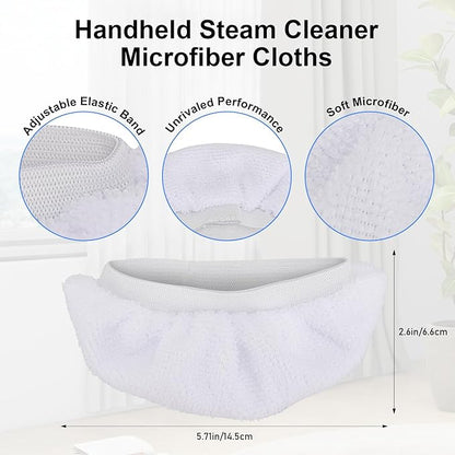 GreeSuit Microfiber Steam Mop Pads Compatible with Rvwsx & KGHKGH & Sprobil Steam Mop, Washable & Reusable Microfiber Steam Mop Cloth for All Types of Surfaces