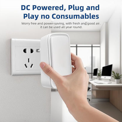 2026 Air Ionizers for Dust Mites,8Pack Plug In Air Purifier with for Home Negative Ion Generator,Quiet Mini Air Freshener for Bedroom,Office,Basement,Air Ionizer for Odor,Pets Smell,Dust,Smoke