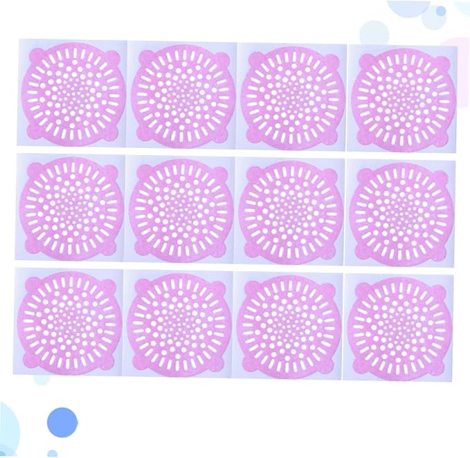 Bathroom Sink Drain Filter 30pcs Disposable Hair Filter Non-Woven Fabric Block Easy to Install and Clean