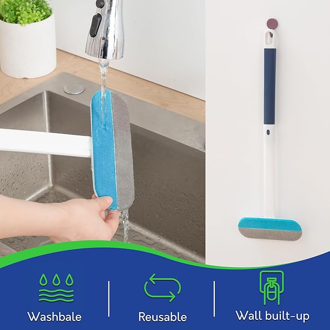 BOOMJOY Pet Hair Remover - Reusable Dog Cat Hair Remover Brush for Furniture, Couch, Carpet - Lint Remover for Pet