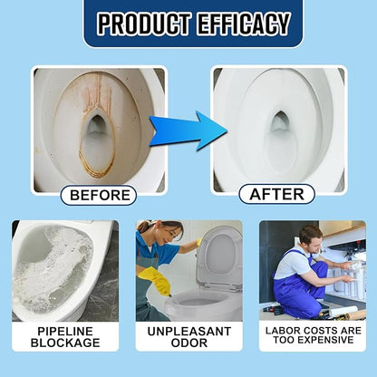 2PCS Foam Toilet Cleaner, 2025 New Toilet Bowl Cleaners, Advanced Bathroom Cleaner for Home, Powerful Instant Cleaneing for Toilets