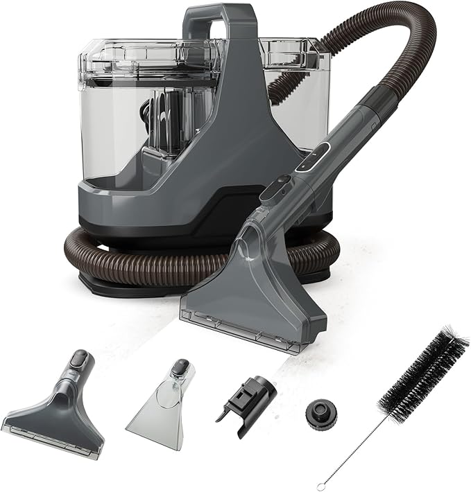 ARLIME Carpet Cleaner Machine, 600W Deep Pet Stain Remover with Water Spray, 15Kpa Powerful Suction, Dual Water Tank, Portable Upholstery Spot Cleaner for Couch, Car Seat, Mattress, Rug & Curtain