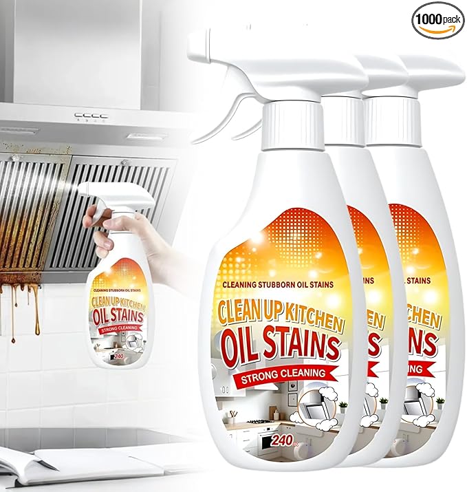 Eadwe Heavy Duty Degreaser, 2025 New Kitchen Cleaner, Multipurpose Oil Stain Remover, Strong Grill Cleaner for Restaurant, Cleaning Spray for Home Chefs (3)