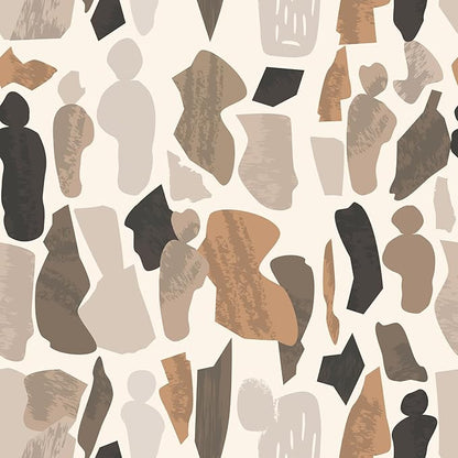 Kitico Modern Peel and Stick Wallpaper, Geometric Self Adhesive Wallpaper, Removable Vinyl Wall Paper for Bedroom Living Room Apartment Wall Decor 17.3"x200"