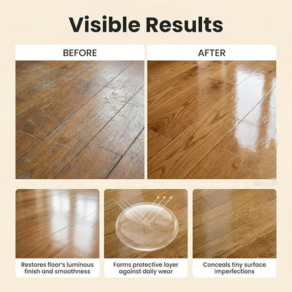Floor Restore-EEZ High Solid Content Floor Polish, Hardwood Floor Restorer, 150mL/5 FL.OZ