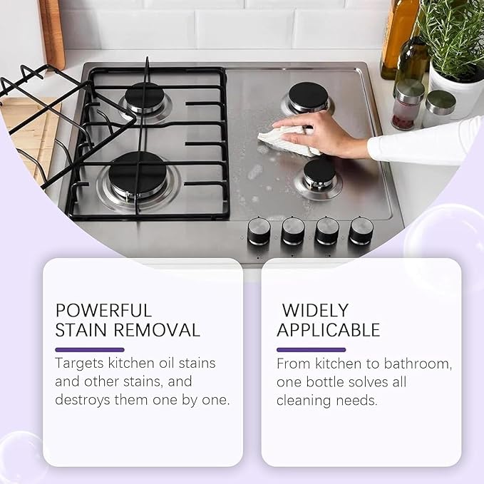 Cleaning Milk House Cleaner, Powerful Multifunctional Concentrated Cleansing Lotion, Multifunctional Cleansing Milk, Powerful Multifunctional Cleaner Liquid Milk, Removes Stubborn Stains (1, 1PCS)