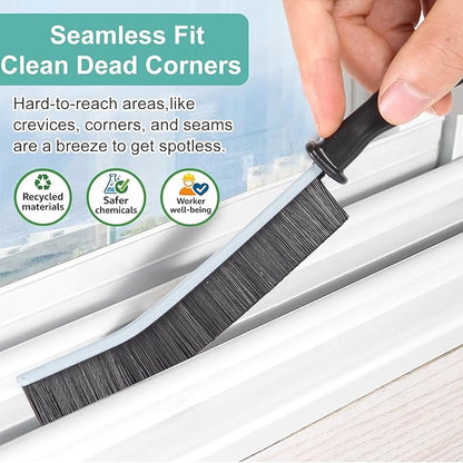 Crevice Cleaning Brush，Hard-Bristled Grout Brush，2026 New Multifunctional Gap Cleaning Brush Tool，Dead Corners Brushes for Bathroom Kitchen Tiles Window Door Slots，3pcs