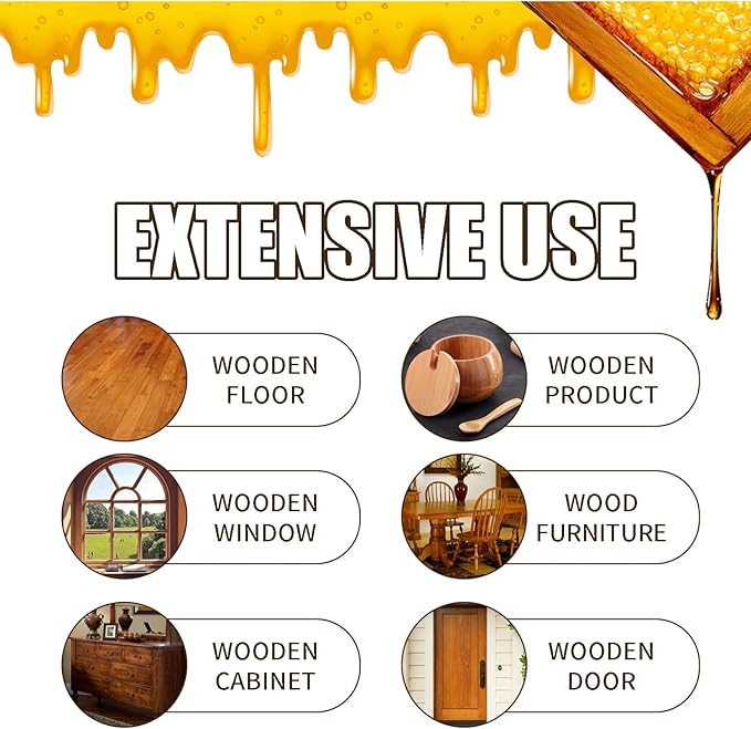 Natural Beeswax Care Spray & Restorer, Beeswax Wood Polish for Floors and Furniture, Natural Micro-Molecular Spray – Multi-Purpose（2 Bottles）