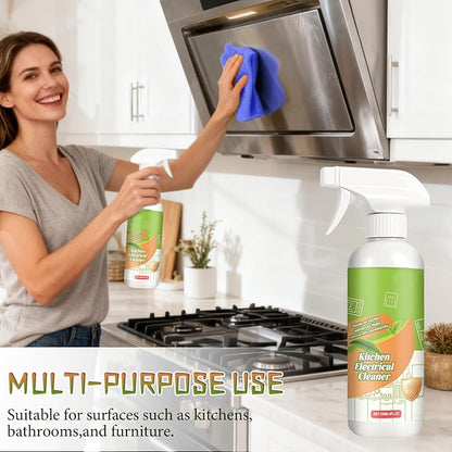 Electrolyzed Ion Kitchen Cleaner Spray, Cleanse Kitchen Appliance Cleaner,Multi-purpose Household and Kitchen Cleaning Spray,Natural Formula to Household Appliances(4FL OZ*2PCS)