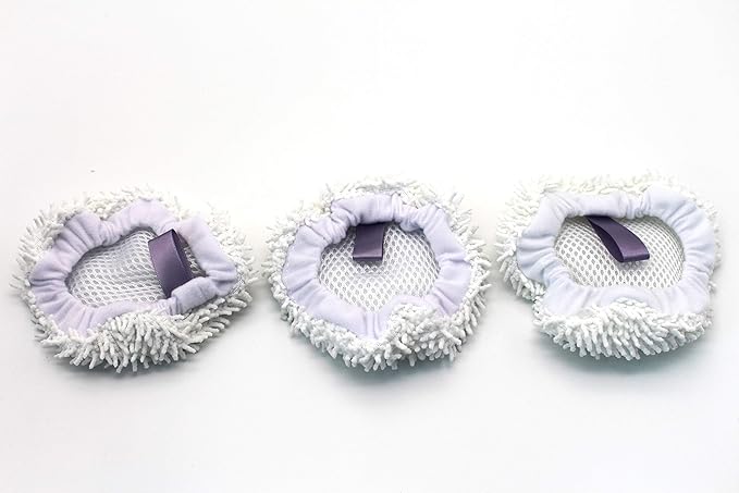 Microfiber Mini Cleaning Mop Heads Fit for Shark Lift Away Professional Steam Mop S3901 S3901D,3pk