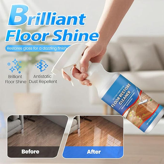 Natural Micro-Molecularized Floor Cleaner Spray, 5-in-1 Floor Restore & Polish Cleaner, Multi-Surface Floor Cleaning Spray for Wood, Tile, Marble & Laminate, 5 fl oz (1)
