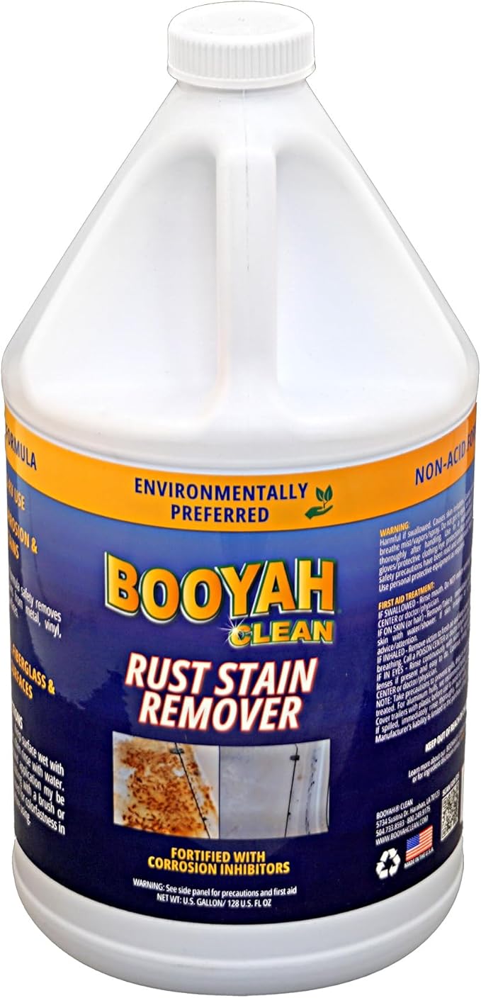 Booyah Clean Rust Stain Remover - The Ultimate Solution for Tough Rust Stains - Environmentally Preferred