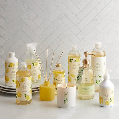 Thymes Countertop Spray - Counter Cleaner Spray - Household Cleaning Supplies (Lemon Leaf, 16.5 fl oz) (Pack of 2)