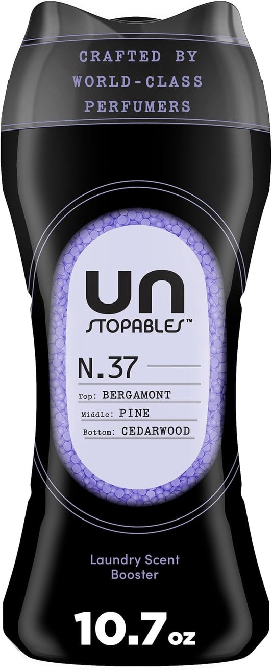 Downy Unstopables Unlimited Collection In-Wash Laundry Scent Booster Beads, No. 37, Fine Fragrance, Long-Lasting Fresh Scent Beads, 10.7 oz