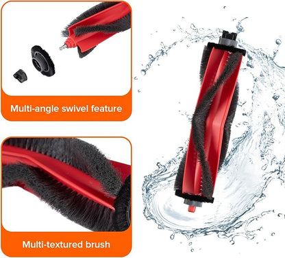 roborock Anti-Tangle Rubber Main Brush for Q7 M5, Q7 M5+, Q7 L5, Q7 L5+ Robot Vacuum Cleaners, Durable Synthetic Bristles, 1-Pack