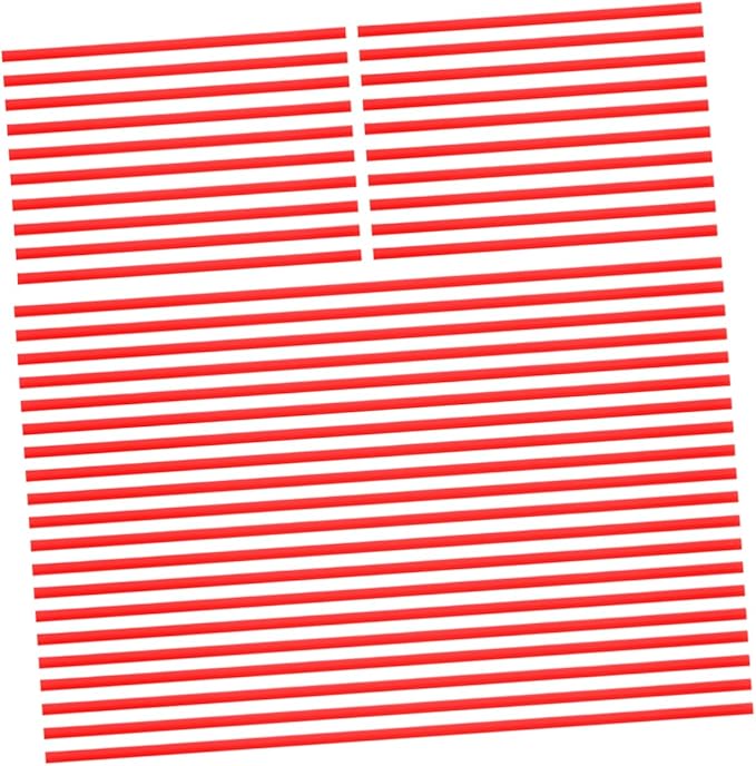 40pcs Rust Remover Lubricant Spray Can Tube Plastic Nozzle Extensions for Aerosol Cans Red Tube Sprayer