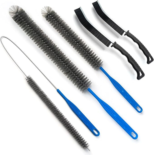 Dryer Vent Cleaner Kit - Long Dryer Vent Cleaning Brush, Dryer Lint Cleaner Remover Refrigerator Long Coil Cleaning Kit - Dryer Duct Cleaning Kit - AC Cleaning Brush Set For Household Maintenance