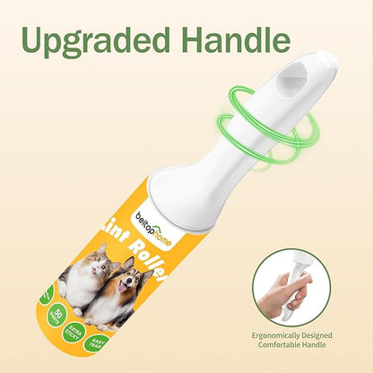 Extra Sticky Lint Roller for Pet Hairs 200 Sheets Lint Rollers for Travel 4 Pack Tough Paper, Small Size Easy Portability, Dog and Cat Hair Lint Rollers Mega Value Set for Clothes
