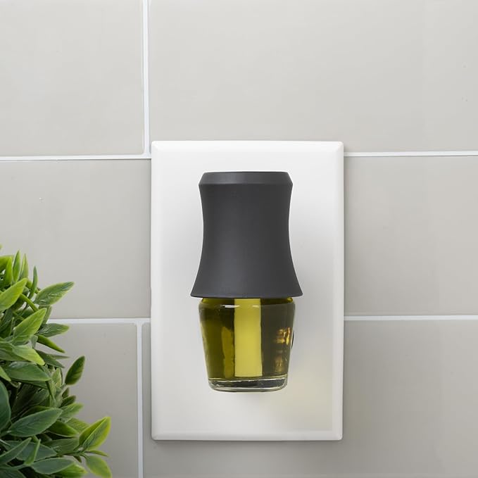 Scentsationals Plug-in Air Freshener Unit 2 Pack - Swivel Plug Fragrance Oil Diffuser for Long-Lasting Home Fragrance, Compatible with ScentSationals Refills - Black Olive