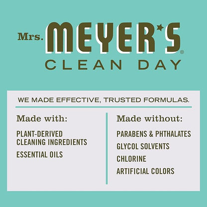 MRS. MEYER'S CLEAN DAY Multi-Surface Cleaner Concentrate, Use to Clean Floors, Tile, Counters, Basil, 32 fl. oz (Pack of 2)