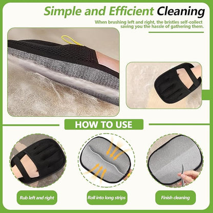 Pet Hair Remover Gloves for Dogs and Cats（3 Pcs， Pet Hair Removal Glove for Furniture, Car Interiors, Bedding & Clothing