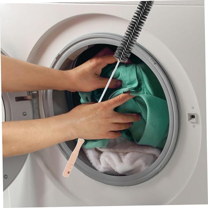Ciieeo 2pcs Washing Machine and Dryer Cleaning Brush with Wooden Handle Pipe and Tube Cleaner for Home Use Practical Replacement Tool for Dust and Dirt Removal