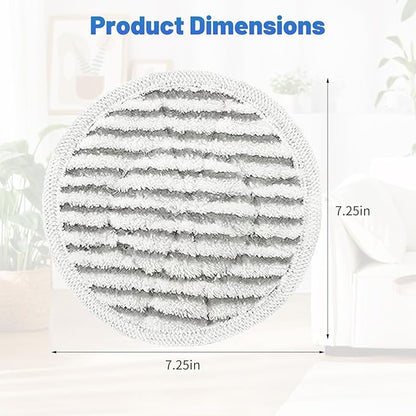 Steam Mop Replacement Pads for Shark S7001 S8201 S8001 S7201 S7000AMZ S7000 S7001TGT S7005 S7020 Series Steam Mop Pads,Steam & Scrub All-in-One Scrubbing Mop Pads,Compare Part #:XKITP7000-4 Pack