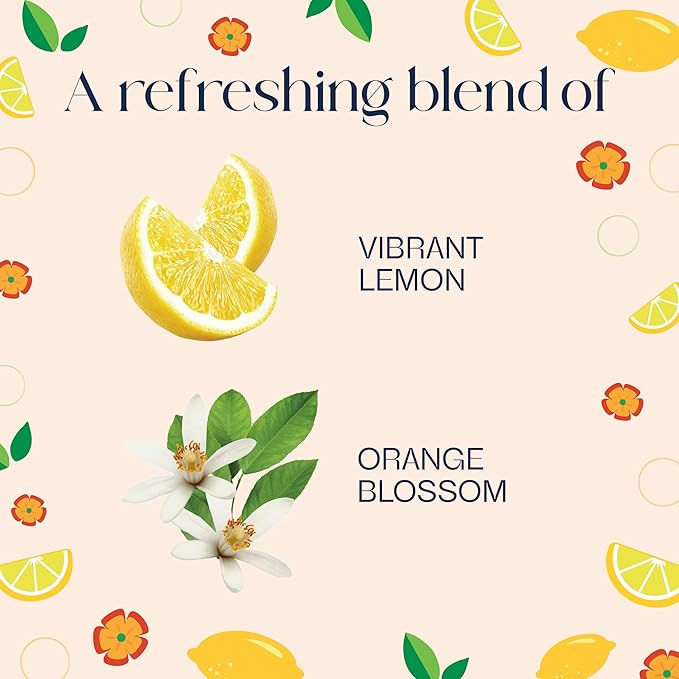 Glade PlugIns Refills Air Freshener, Lemon Zest & Poppy, Scented and Essential Oils for Home and Bathroom, 0.67 Fl Oz, 5 Count