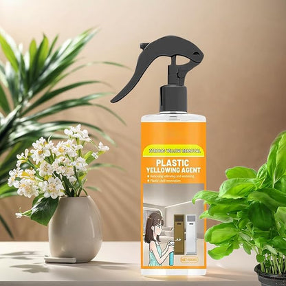 Fridge Cleaner – Yellowing Remover Foam Spray, Appliance Cleaner for Kitchen, Surfaces with Heavy-Duty Degreasing Action, Perfect for Stainless Steel, Oven, Sink, Shower Door, 120 ML